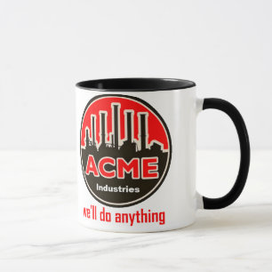 caneca oficial de café da acme industries