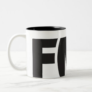 Caneca oficial de FML: Logotipo de FML (preto)