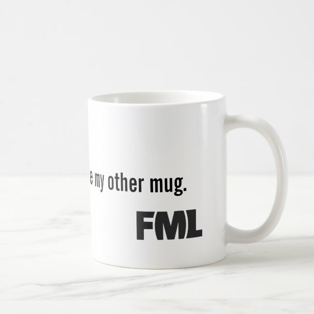 Caneca oficial de FML: Roubado (Direita)