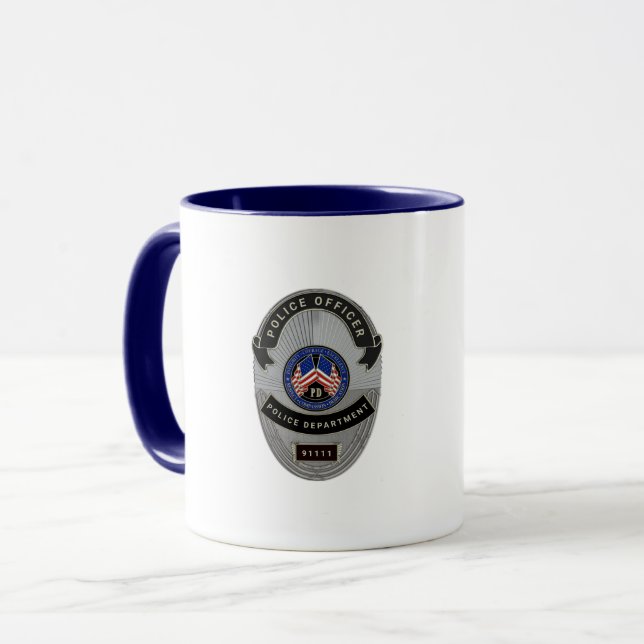Caneca Oficial de Polícia (Frente Esquerda)