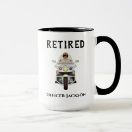 Caneca Oficial de Polícia de Motociclos Personalizado