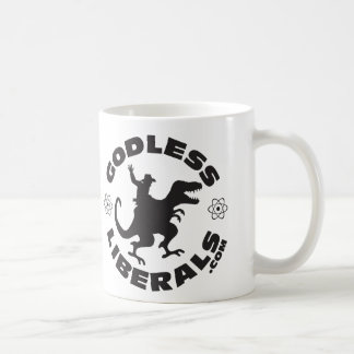 Caneca oficial liberal Godless do logotipo