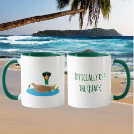 Caneca Oficialmente fora do Quack 