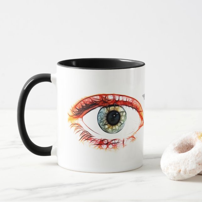 Caneca Oftalmologista Oftalmologista De Destino (Com Donut)