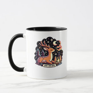 Caneca Oh Deer Vibe Gráfica Contemporânea