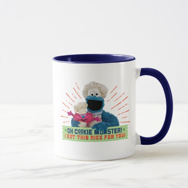 Caneca Oh Monstro das Bolachas! Eu Tenho Isso Legal Para  (Direita)