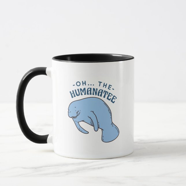 Caneca Oh, O Humano - Coisa Engraçada dos Manatés (Esquerda)