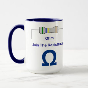 Caneca Ohm Junte-Se À Mug De Resistência