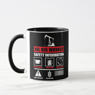 Caneca Oil Rig Worker Plan USA American Gas Oilfield 