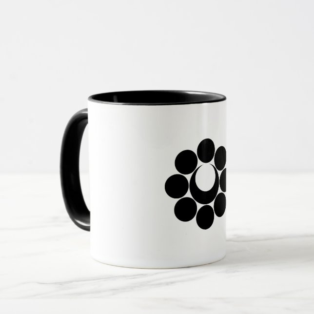 Caneca Oito dias para a lua (Frente Esquerda)