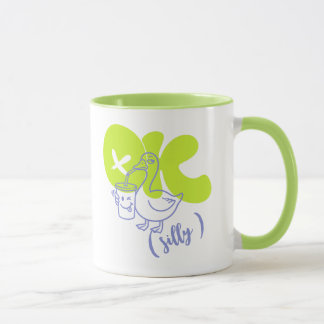 Caneca OK Silly Goose Personalizada, Café Sarcásti