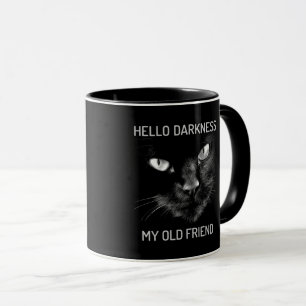 Caneca Olá Escuridão Meu Velho Gato Amigo - V2