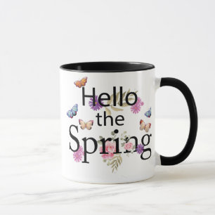Caneca Olá, Flor Primavera