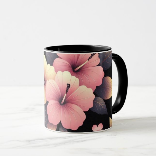 Caneca Olá Hibisco (Frente Esquerda)