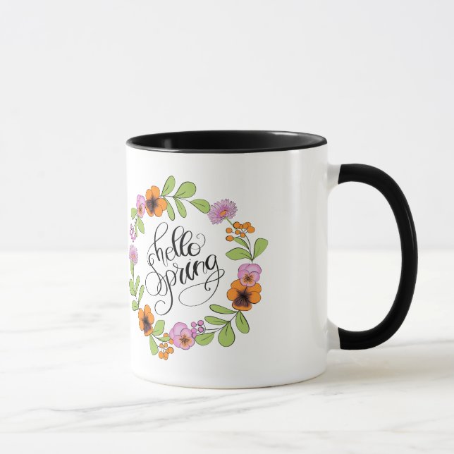Caneca Olá! primavera (Direita)