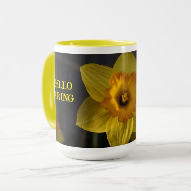 Caneca Olá, Primavera Mug (Frente Esquerda)