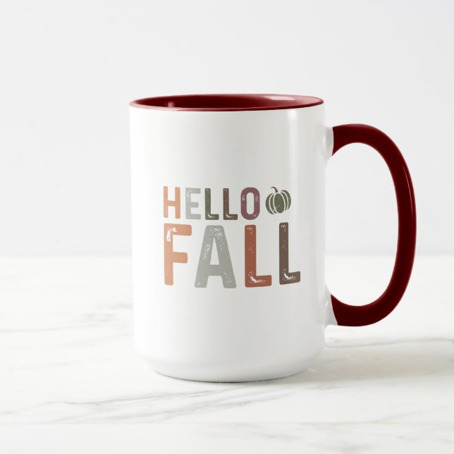 Caneca Olá, Queda (Direita)