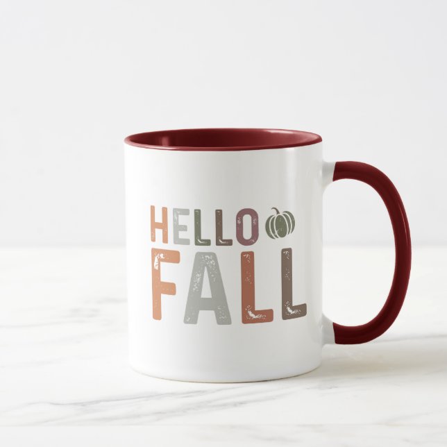 Caneca Olá, Queda (Direita)
