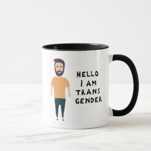 Caneca Olá Sou Transgênero