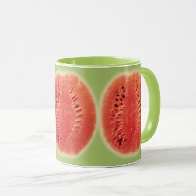 Caneca Olá Verão - Design de Fruta Fresca e Saborosa de M (Frente Esquerda)