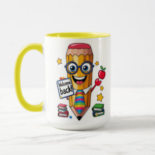 Caneca Olhando com Precisão – Bem-vindo de Volta!