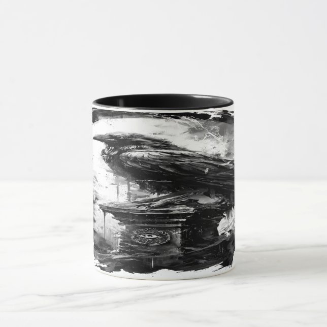Caneca Olhar Abissal Caveira de Skull Heavy Metal (Centro)