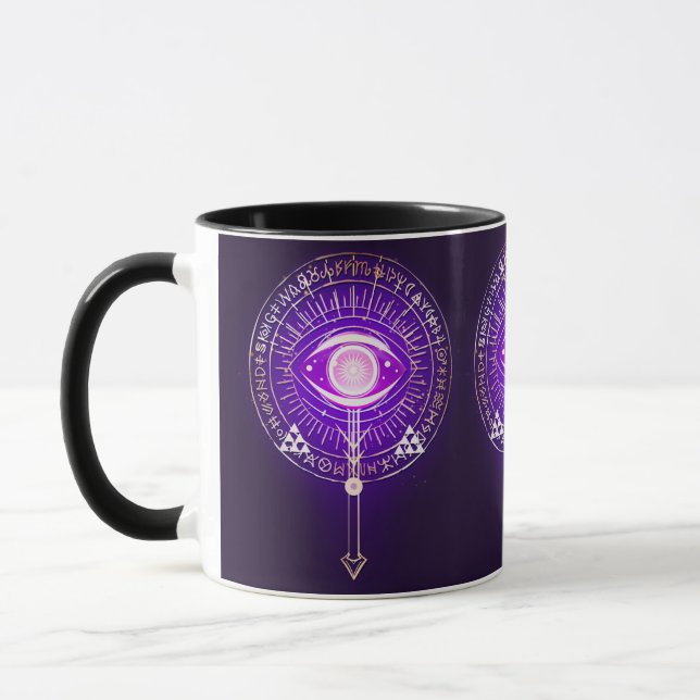 Caneca Olho da Eternidade da Arcana Mística Escura (Esquerda)