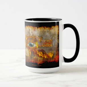 Caneca Olho de Horus Sacred Egípcio Art Mug
