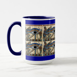Caneca Olho de Horus Wadjet egípcio Art Mug