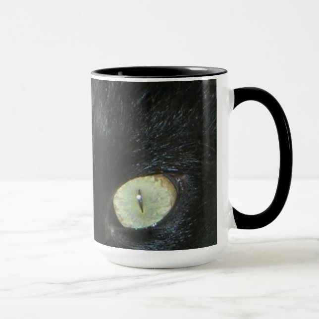 Caneca - Olhos de Gato Negro (Direita)