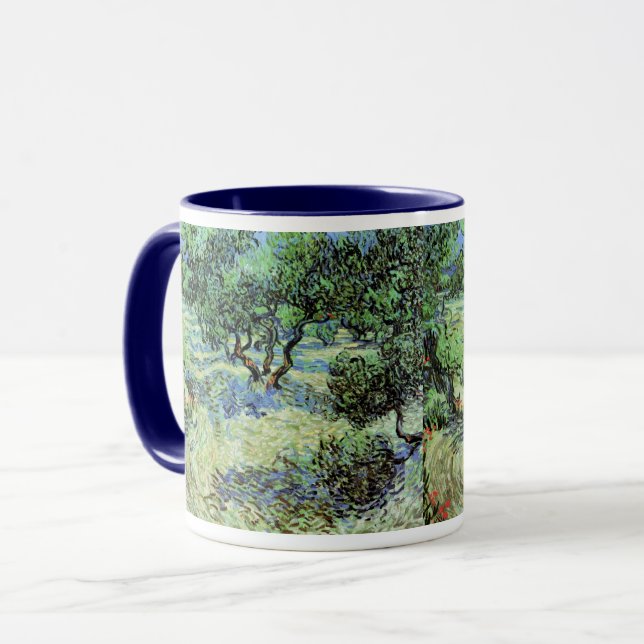 Caneca Olive Grove de Vincent van Gogh (Frente Esquerda)