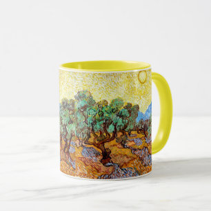 Caneca Oliveiras (1889) Vincent Van Gogh - Arte paisagíst