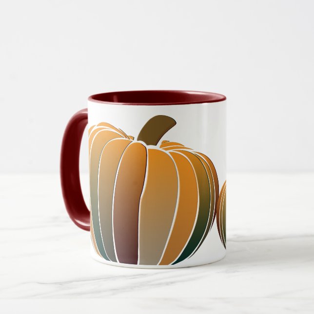Caneca Ombre Pumpkin (Frente Esquerda)