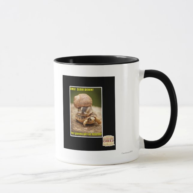 Caneca OMG! Slow down! (Direita)
