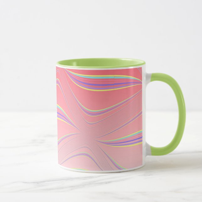 Caneca Ondas abstrato (Direita)