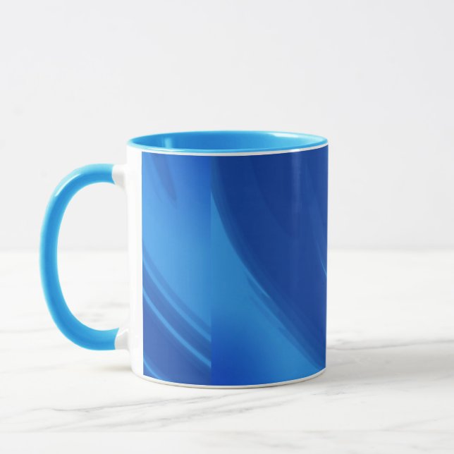 Caneca Ondas azuis (Esquerda)