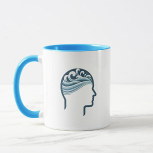 Caneca Ondas de pensamento