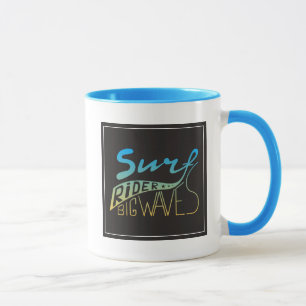 Caneca Ondas grandes do cavaleiro do surf