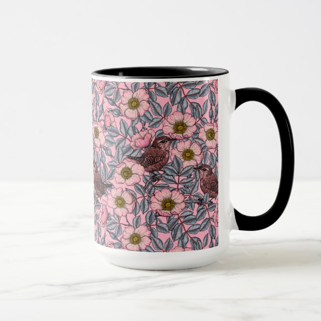 Caneca Ondas nos rosas (Direita)