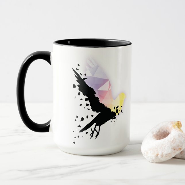 Caneca "Onde a escuridão acaba, começa a esperança." (Com Donut)