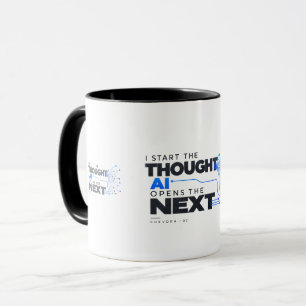 Caneca Onde as Ideias Encontram a Inteligência — COEVORA 