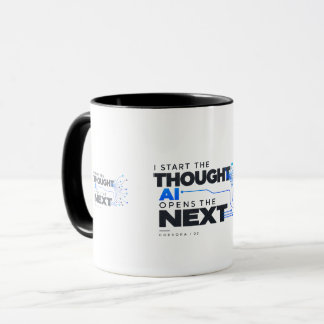 Caneca Onde as Ideias Encontram a Inteligência — COEVORA