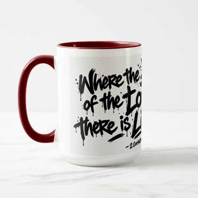 Caneca Onde o espírito está  (Esquerda)