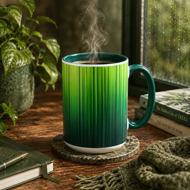 Caneca Onde o Verde Cai como Chuva (Criador carregado)