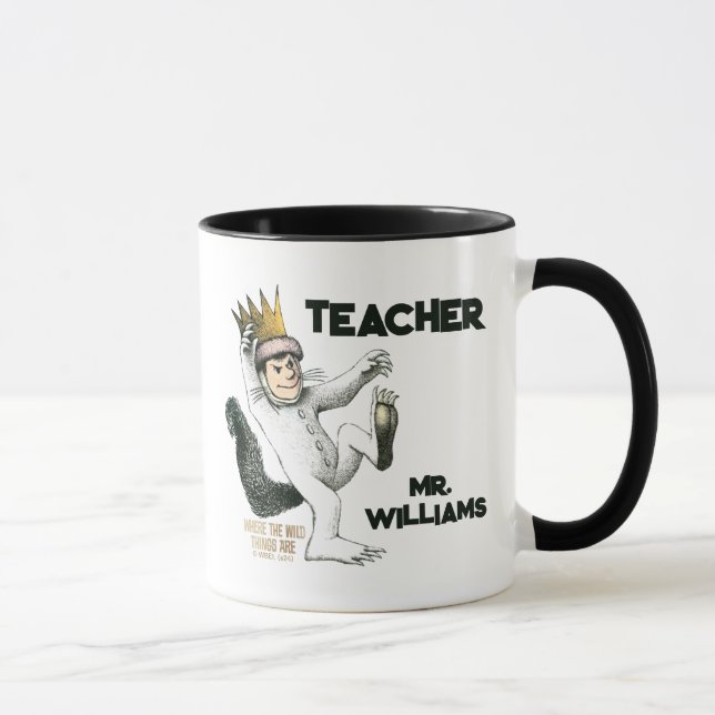 Caneca Onde Vivem os Monstros Professor (Direita)