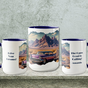Caneca Open Road chama Coffee Mug