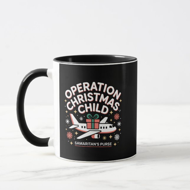 Caneca Operação Bolsa de Natal Infantil (Esquerda)