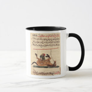Caneca Operação em um cavalo, ilustração