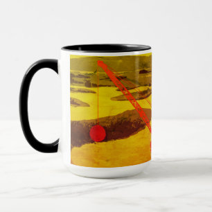 CANECA OPERADOR CRANE GOLF GOLFING FANTASY ART OPERATOR
