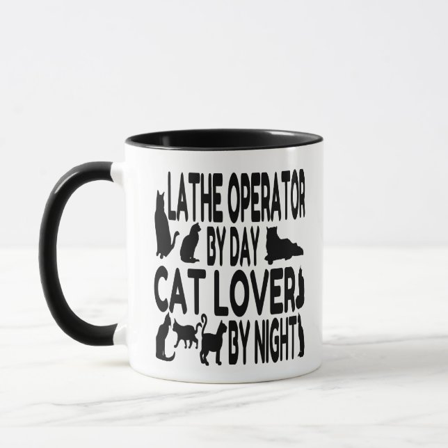 Caneca Operador do Cat Lover Lathe (Esquerda)